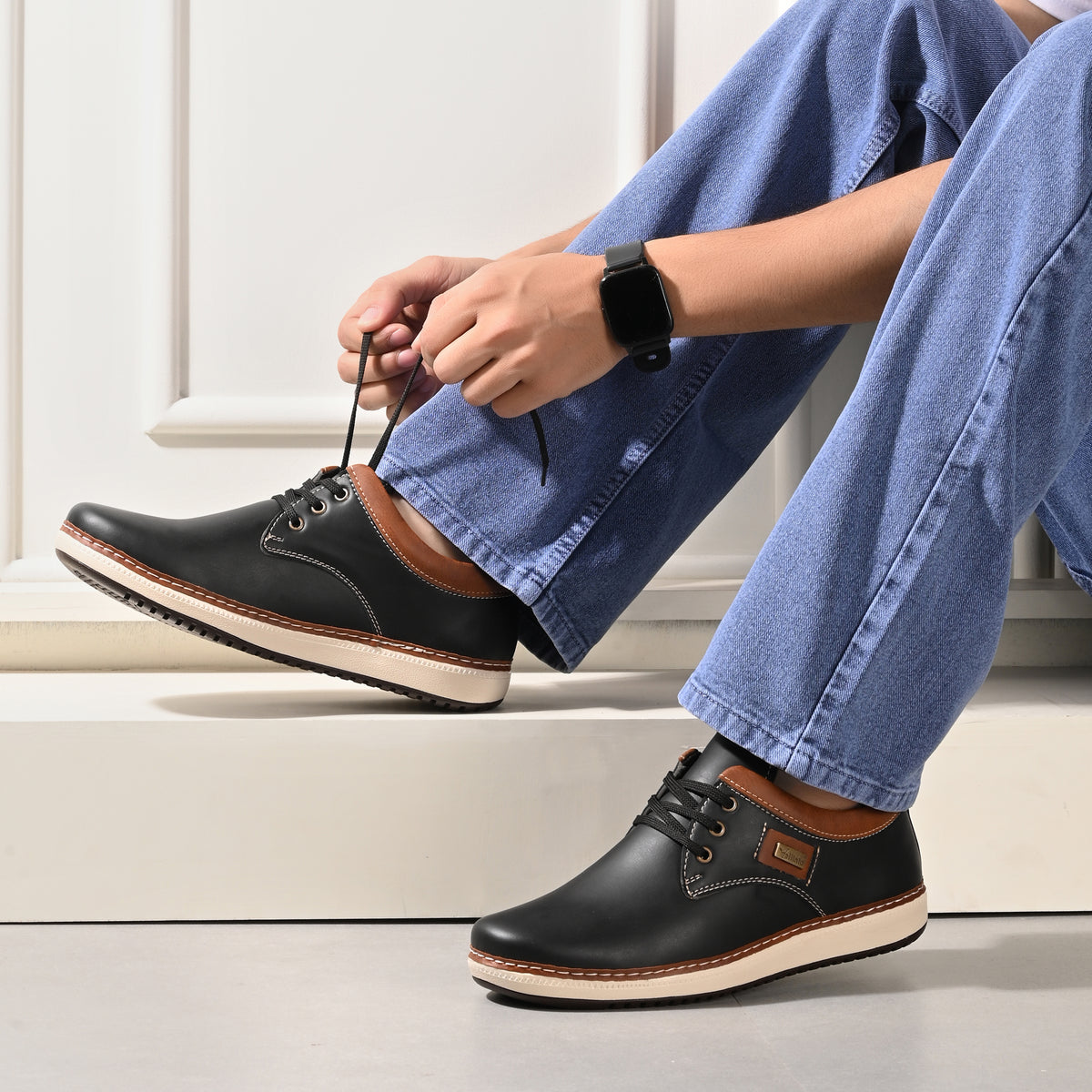 Vellinto Vellinto REGENT Casual Derby For Men Stylish Semi Formal Shoes Casuals For Men Casuals For Men
