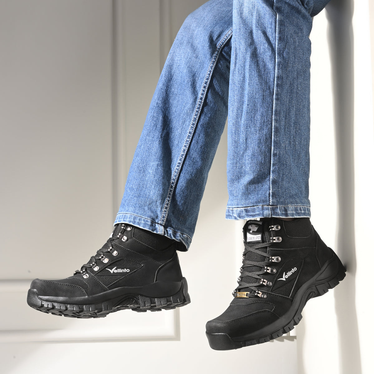 Vellinto MONT BLANC Trekking Outdoor Boots For Men ll Casual Miliatry Boots For Men