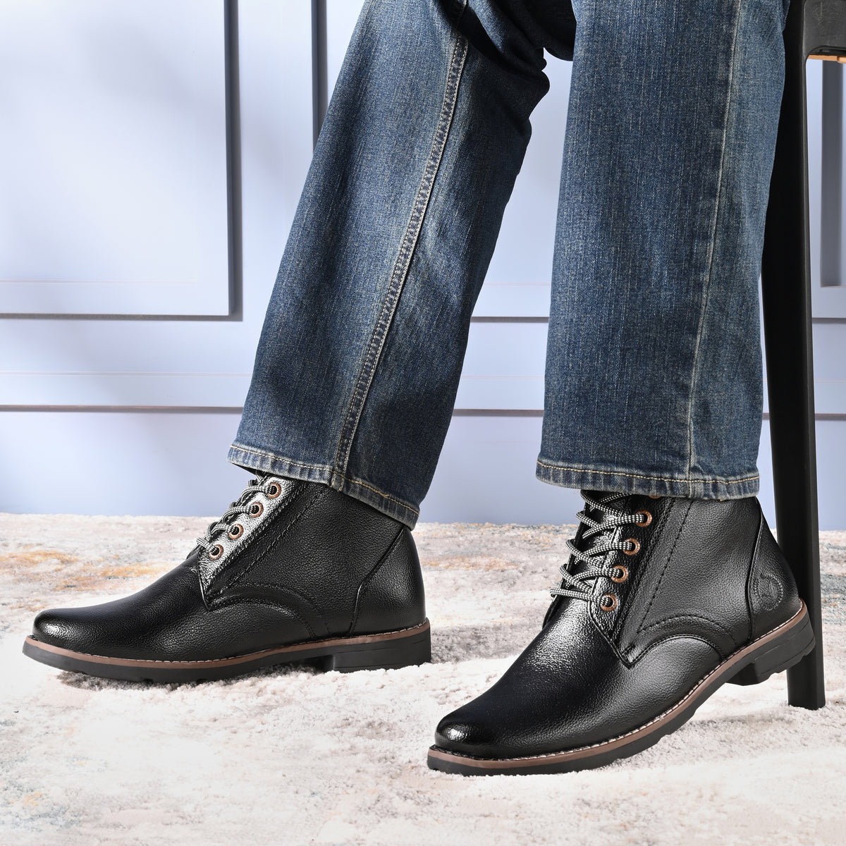 Vellinto PANTHER Men's Casual Outdoor Synthetic Leather Boots Boots For Men