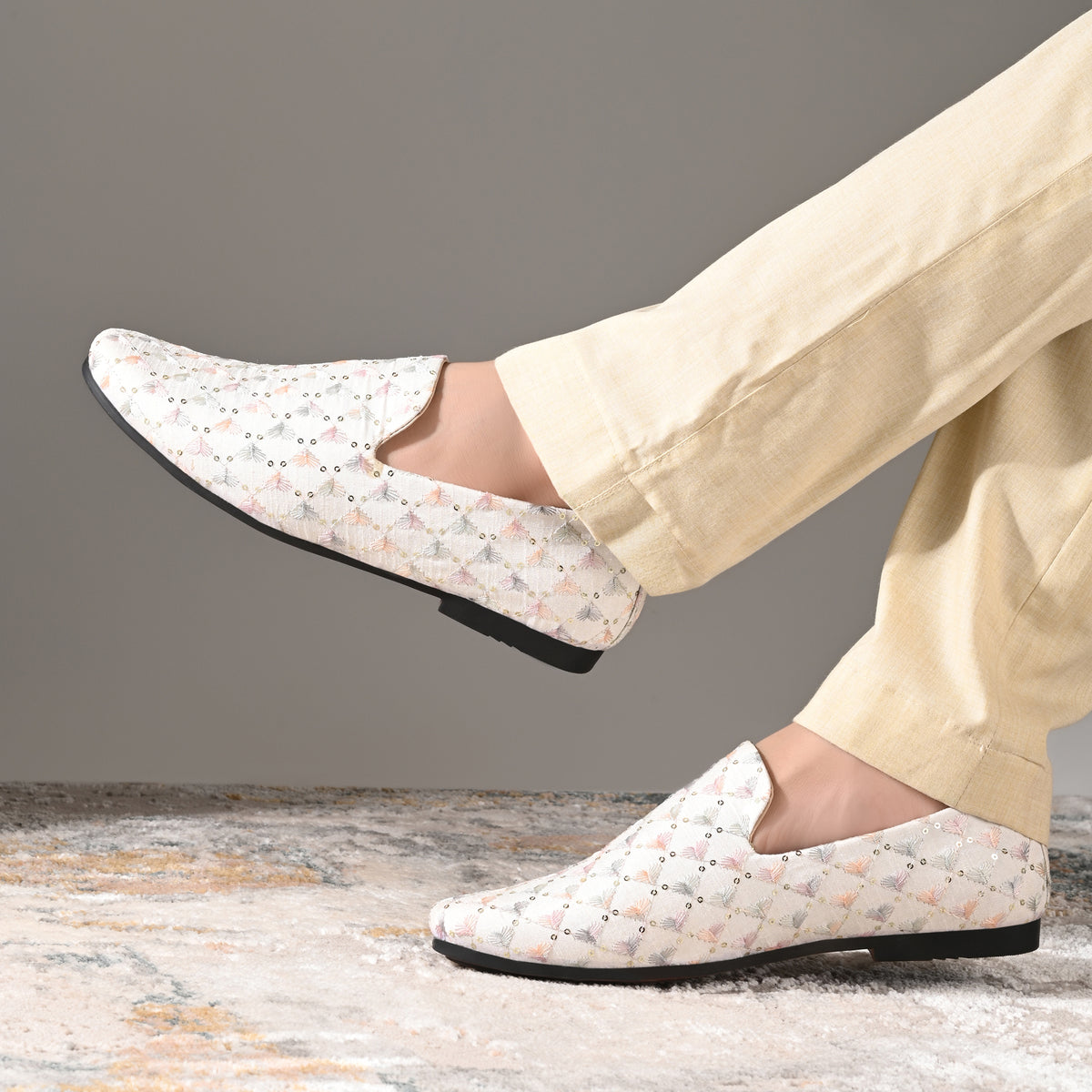 Vellinto POLKI Party Wear Royal Look Loafers I Slip On Espadrilles For Men