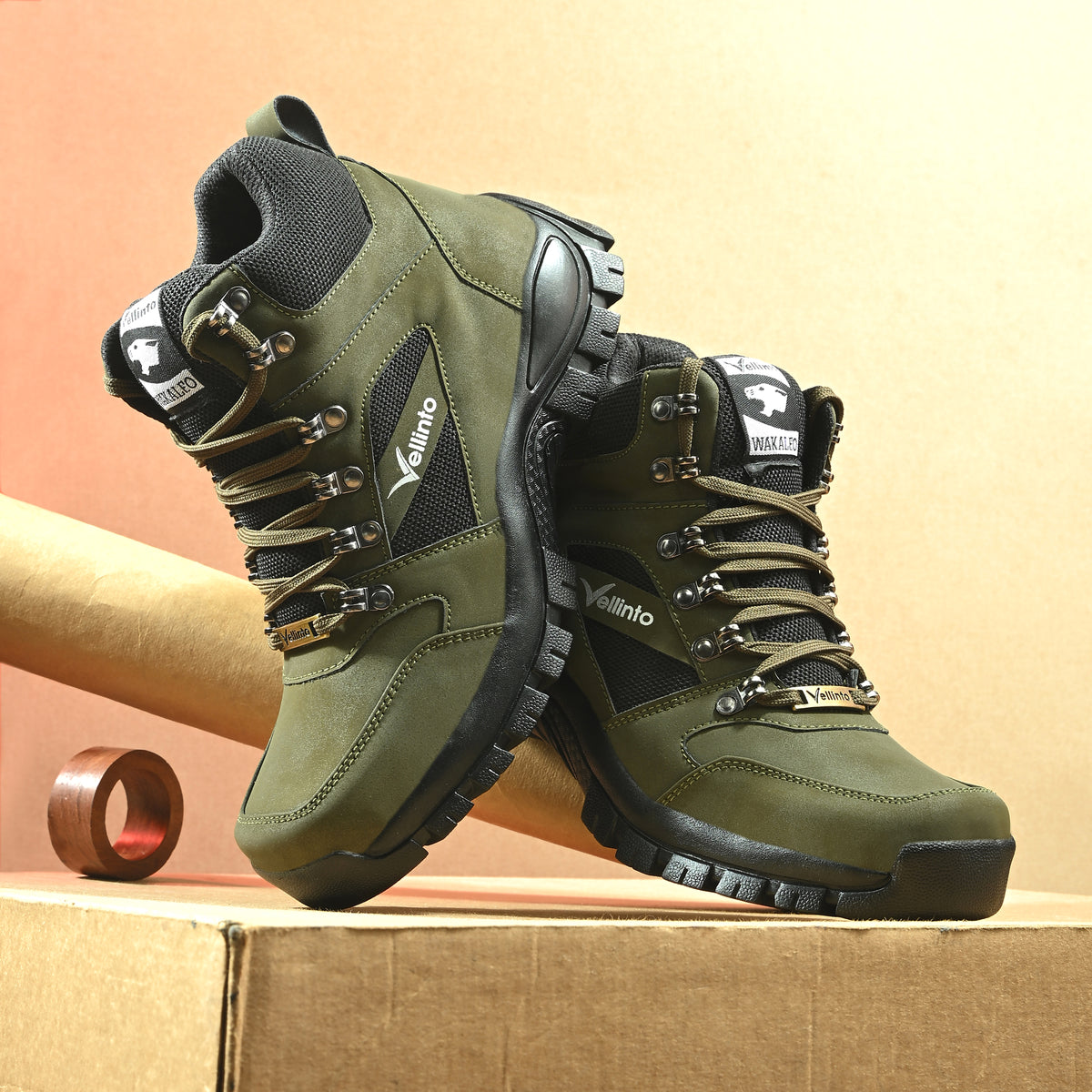 Vellinto MONT BLANC Trekking Outdoor Boots For Men ll Casual Miliatry Boots For Men