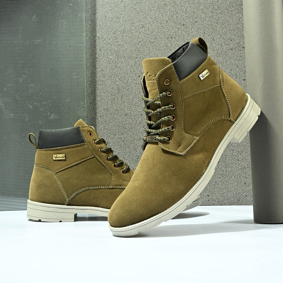 Vellinto Vellinto SANDSCAPE Casual Boots For Men Synthetic Leather Boots Casuals For Men Casuals For Men