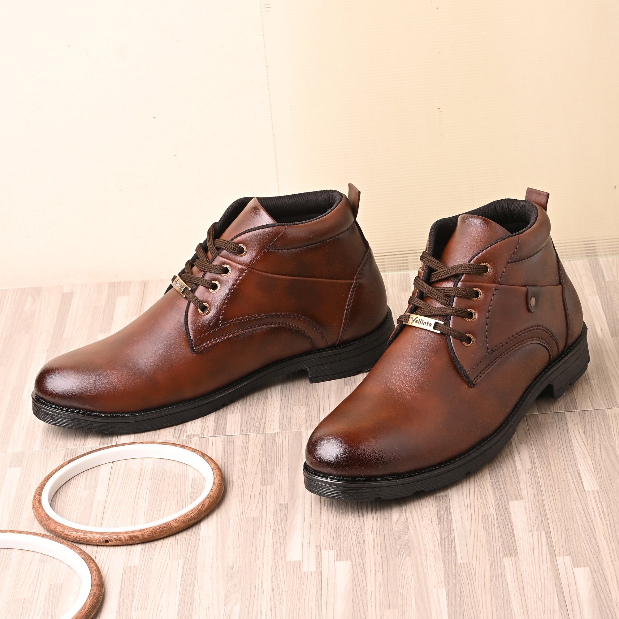 Stylish, Trendy Mid-Ankle Boots ll Daily Use Casual Lace Up Shoe Boots For Men