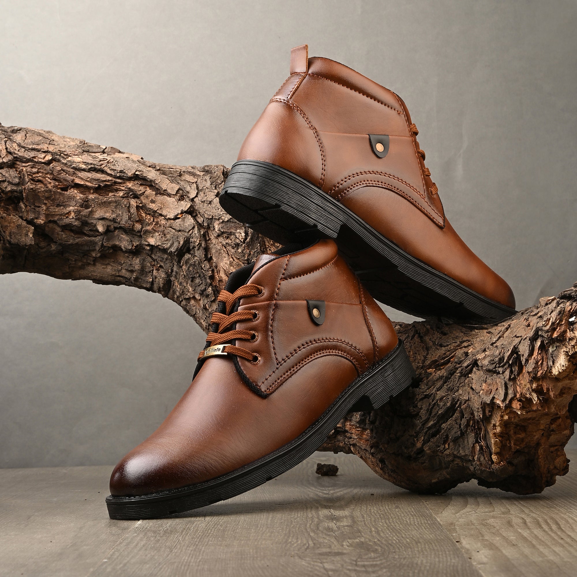 Stylish, Trendy Mid-Ankle Boots ll Daily Use Casual Lace Up Shoe Boots For Men