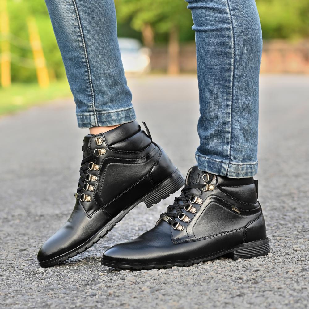 Vellinto AUSTIN Casual Mid-Ankle Synthetic leather Boots For Men
