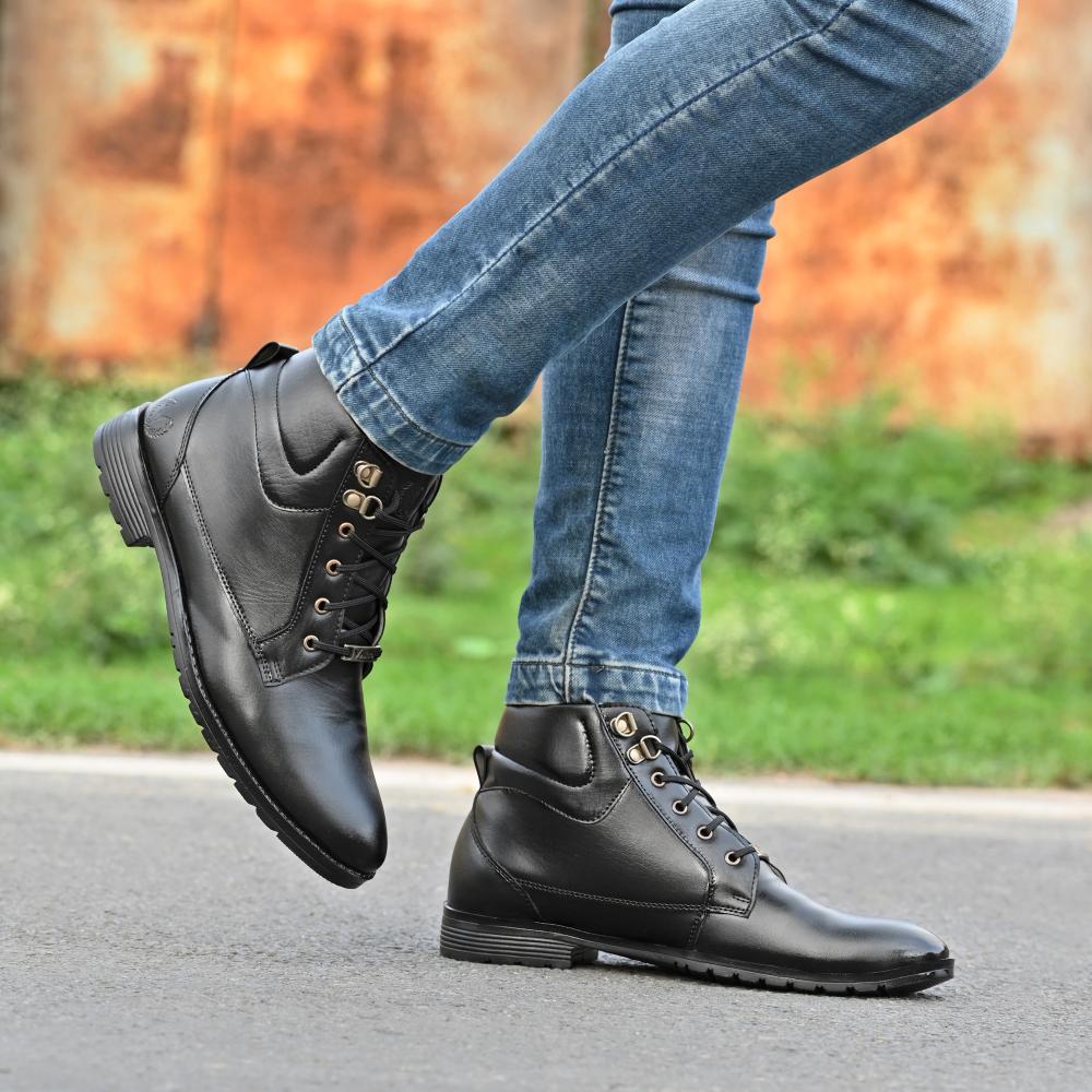 Vellinto BRET Casual Mid-Ankle Synthetic leather Boots For Men