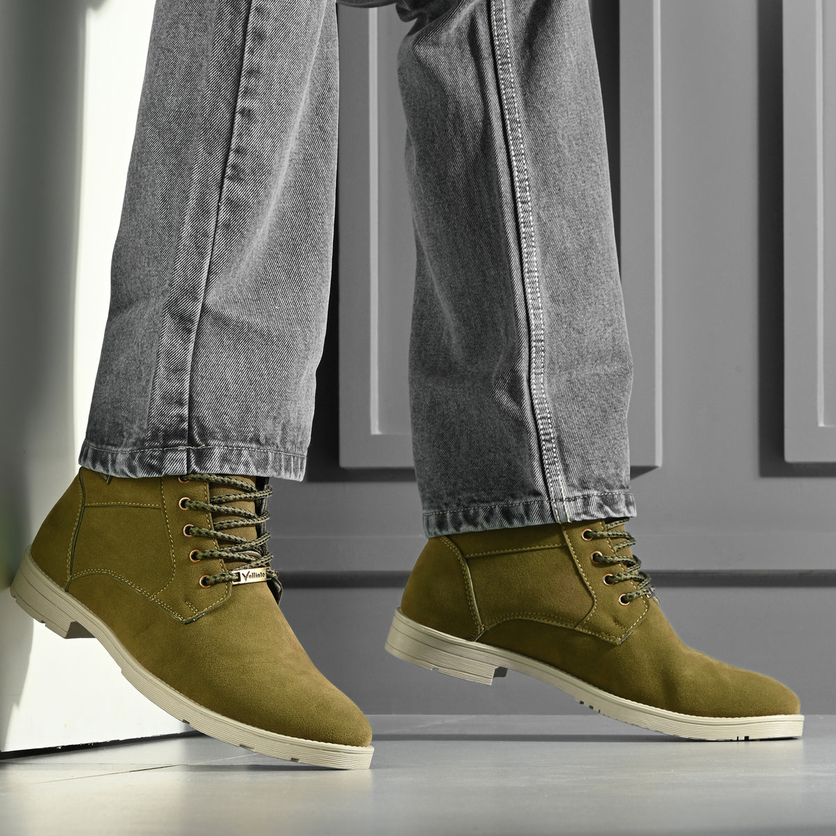 Vellinto Vellinto SANDSCAPE Casual Boots For Men Synthetic Leather Boots Casuals For Men Casuals For Men