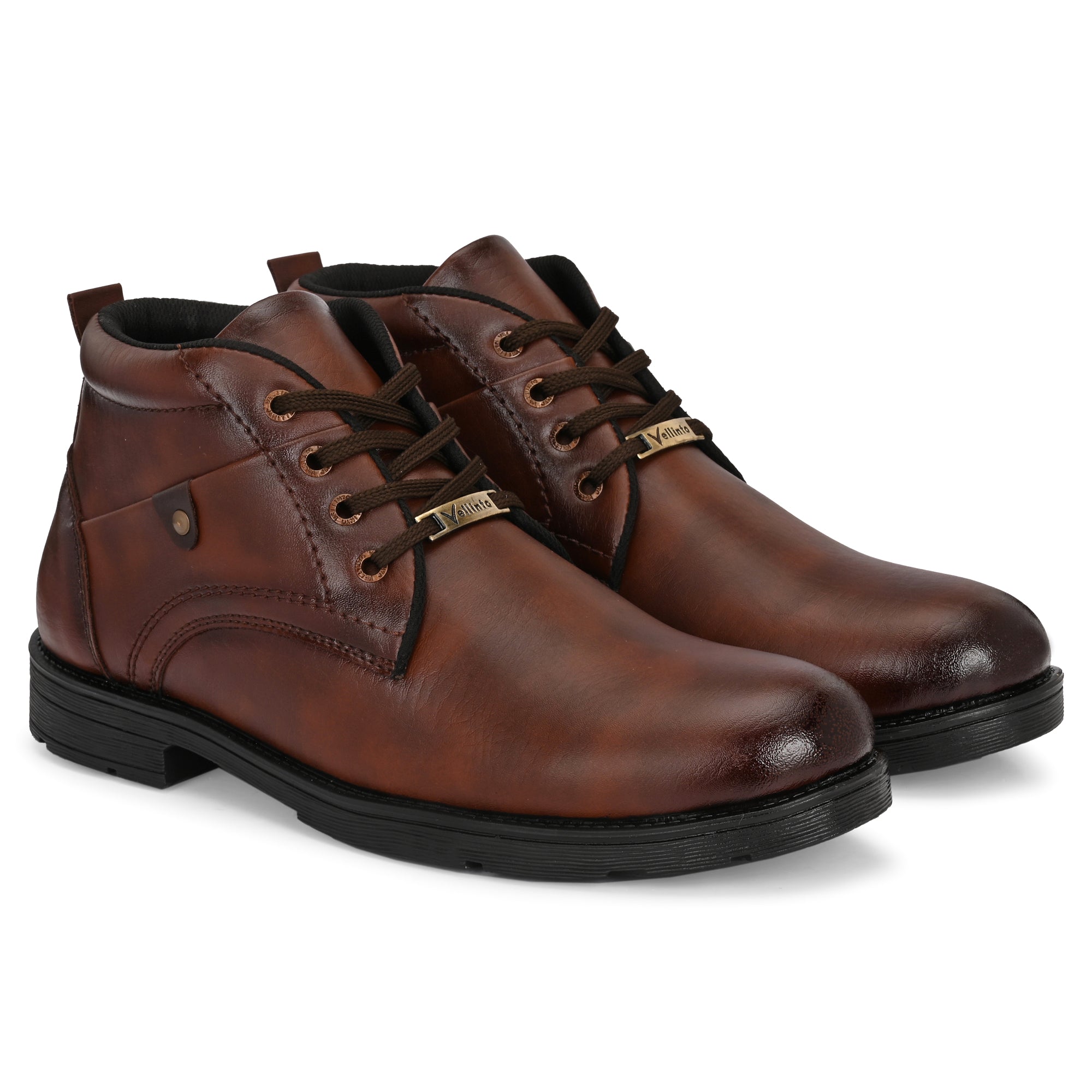 Stylish, Trendy Mid-Ankle Boots ll Daily Use Casual Lace Up Shoe Boots For Men