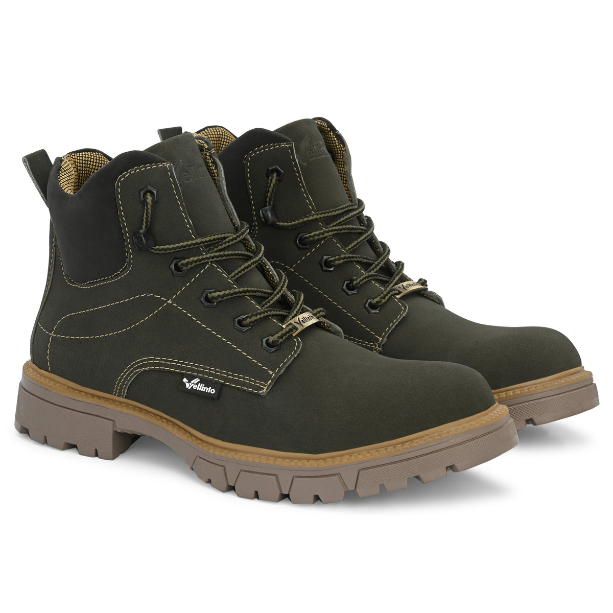 Vellinto OUTLANDER Casual Boots For Men ll Synthetic Leather Boots