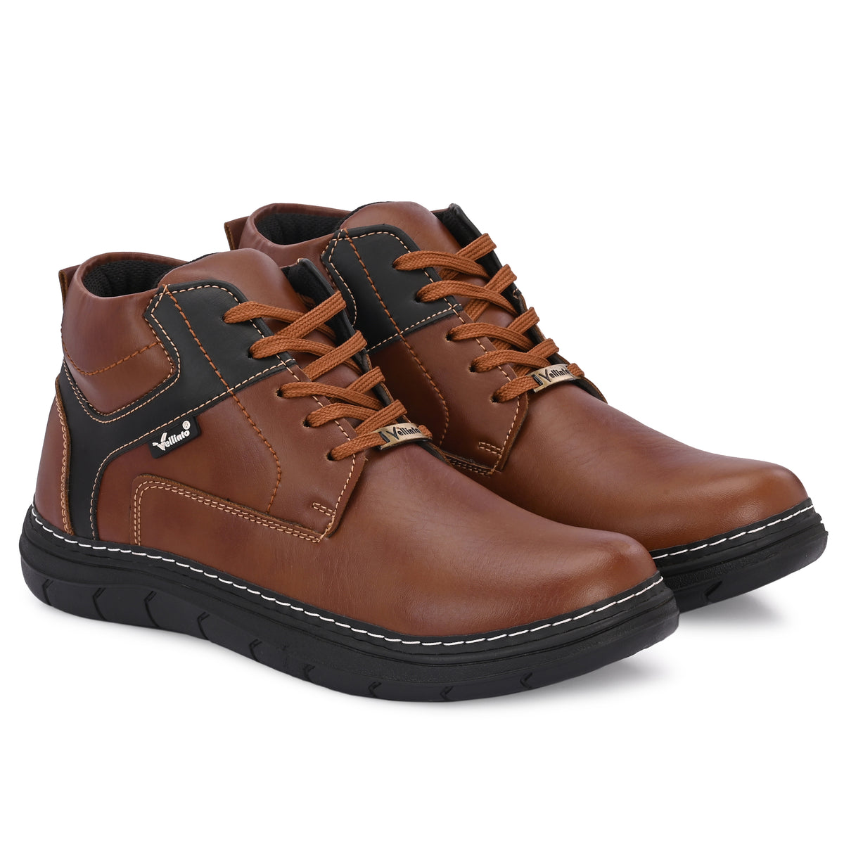 Vellinto Vellinto VEGA Casual Derby Boots For Men ll Stylish Semi Formal Boots For Men Casuals For Men