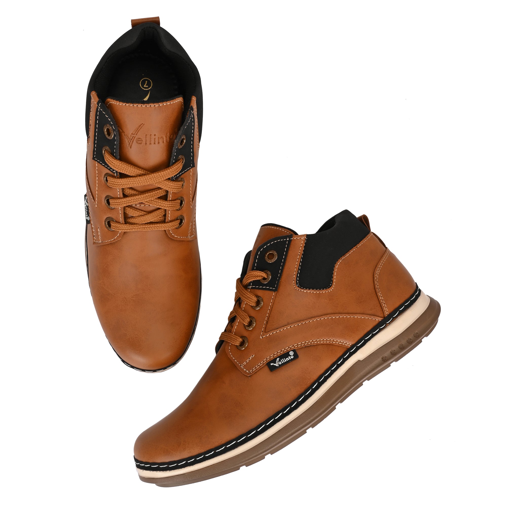 Vellinto Vellinto Stylish and Trendy GRIZZLY Mid-Ankle Boot ll Daily Use Casual Sneakers Boots For Men