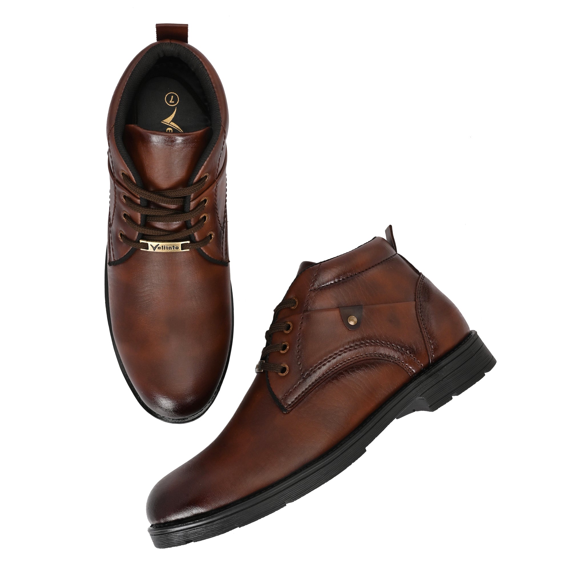 Stylish, Trendy Mid-Ankle Boots ll Daily Use Casual Lace Up Shoe Boots For Men