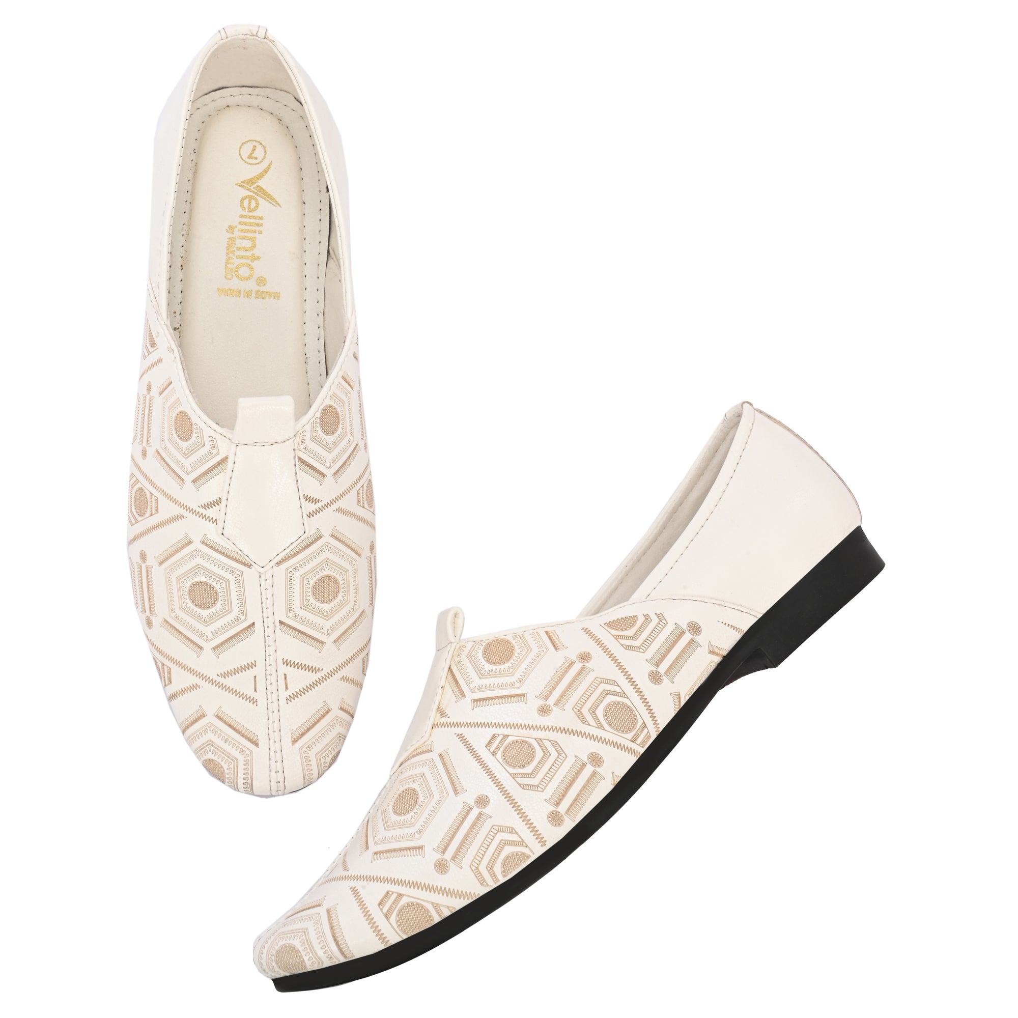 Vellinto Vellinto ZIVAH Cool Rjasthani Ethnic Jutti For Men ll Party Wear Mojari For Men Party Wear For Men