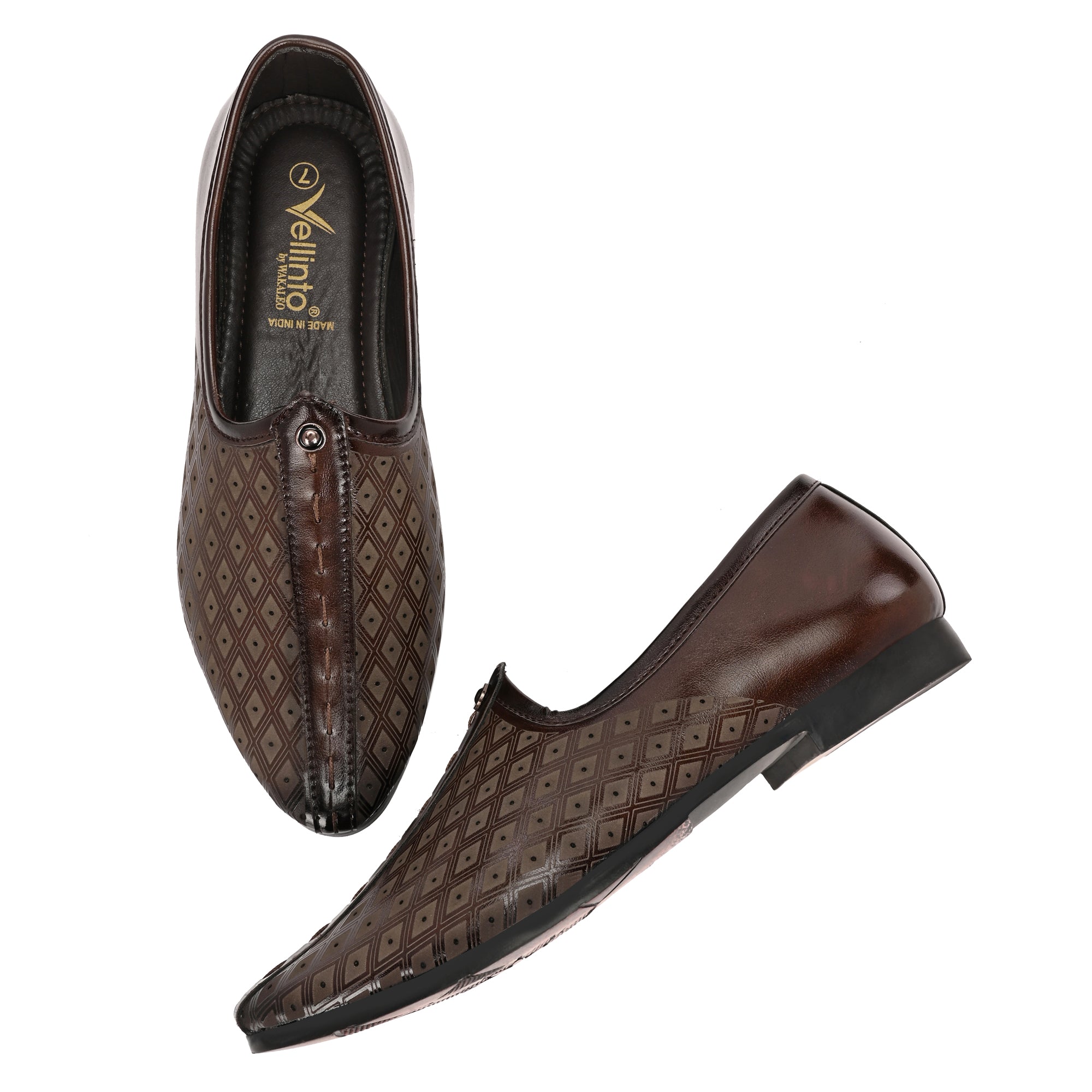 Vellinto MEHER Cool Rajasthani Ethnic Juttis For Men ll Mojaris For Men Party Wear For Men