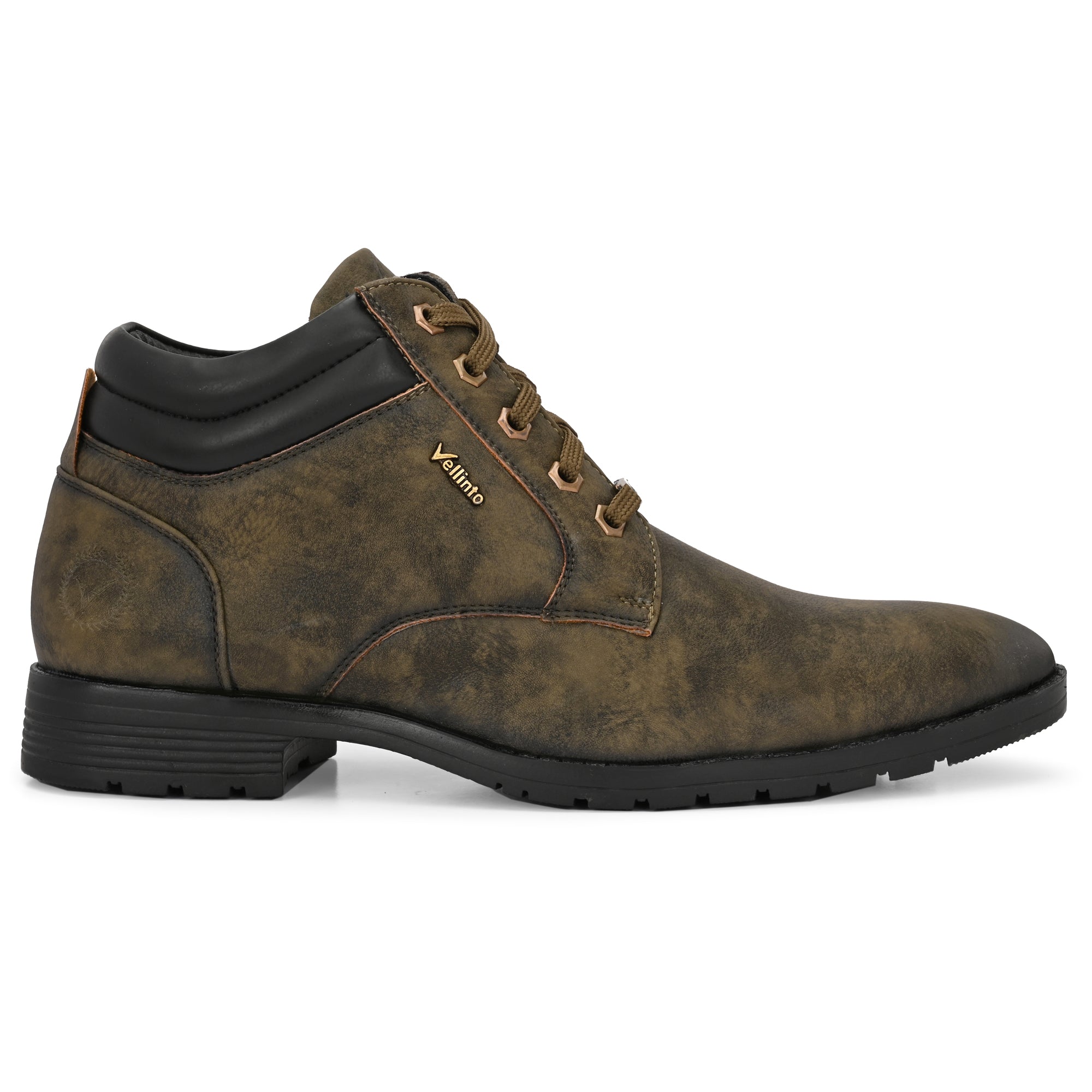 Vellinto STONY Trendy and Stylish Casual Mid-Ankle Synthetic leather Boots Boots For Men