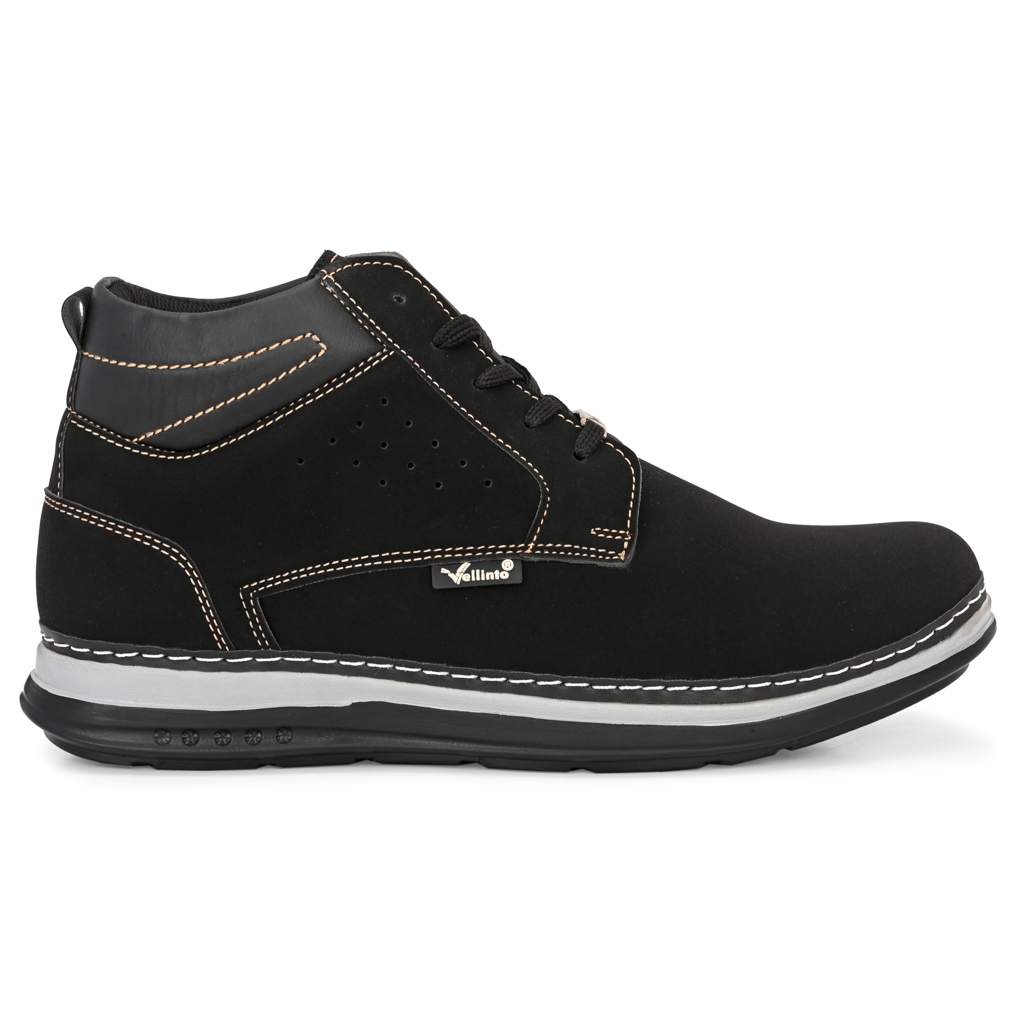 Vellinto PANTRIX Casual Boots For Men ll Synthetic Leather Casuals For Men Boots For Men