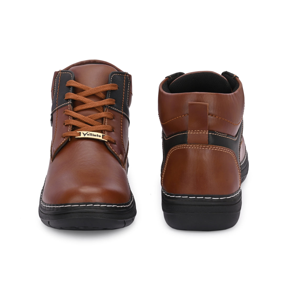 Vellinto Vellinto VEGA Casual Derby Boots For Men ll Stylish Semi Formal Boots For Men Casuals For Men