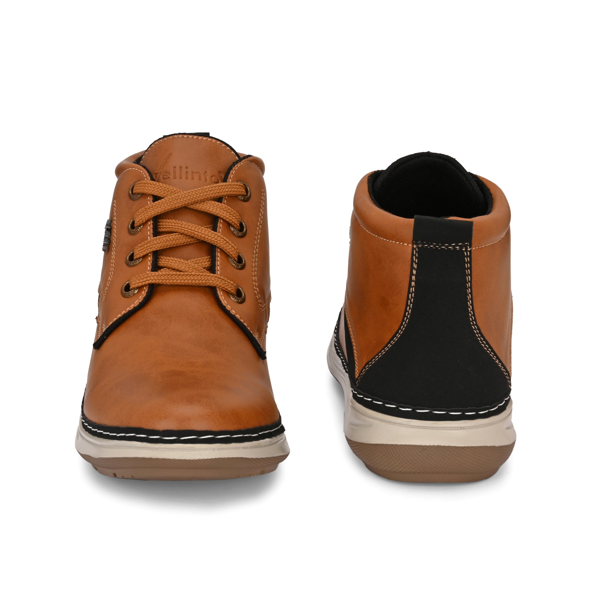 Vellinto Stylish OXHIDE Casual Mid-Ankle Party Boots For Men Boots For Men