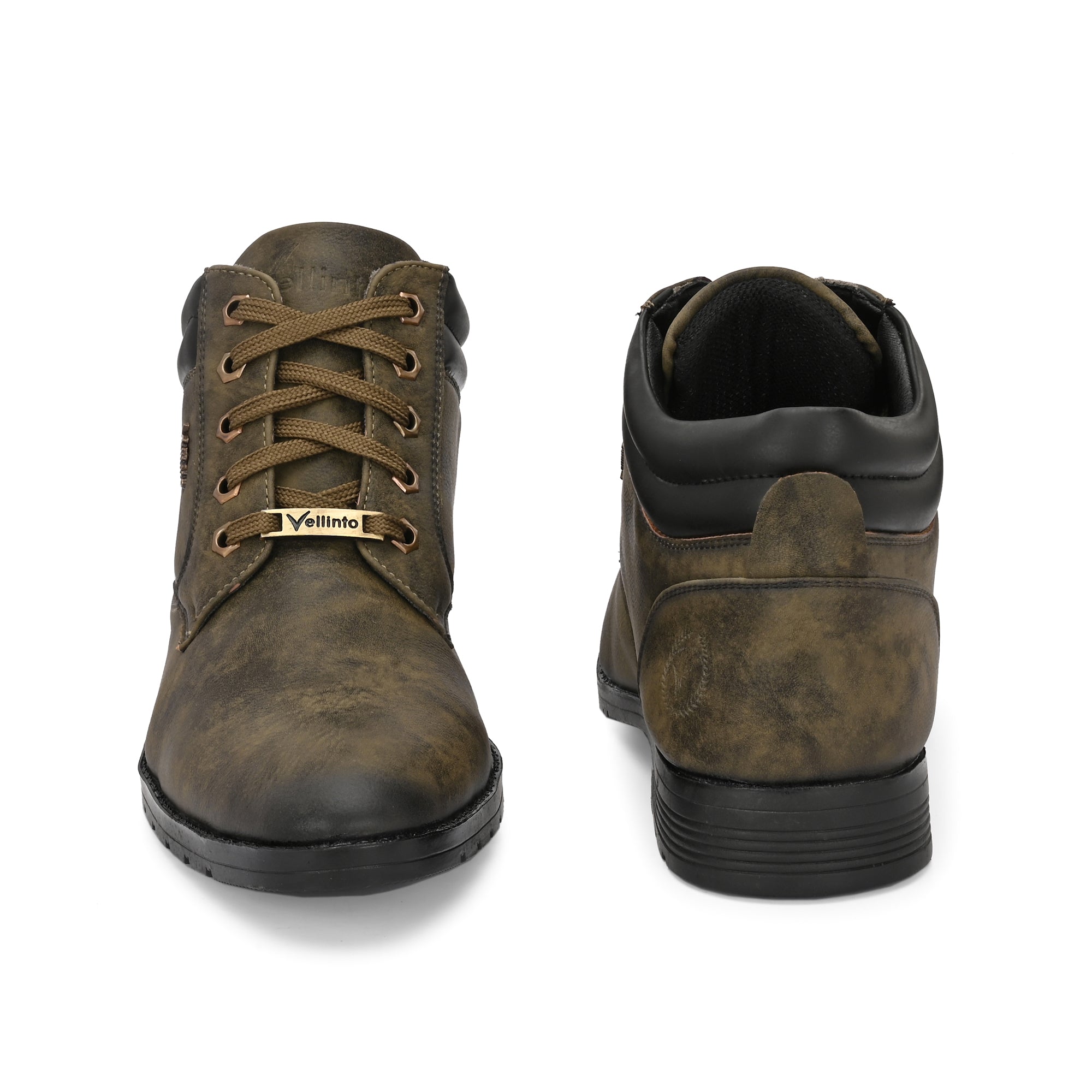 Vellinto STONY Trendy and Stylish Casual Mid-Ankle Synthetic leather Boots Boots For Men