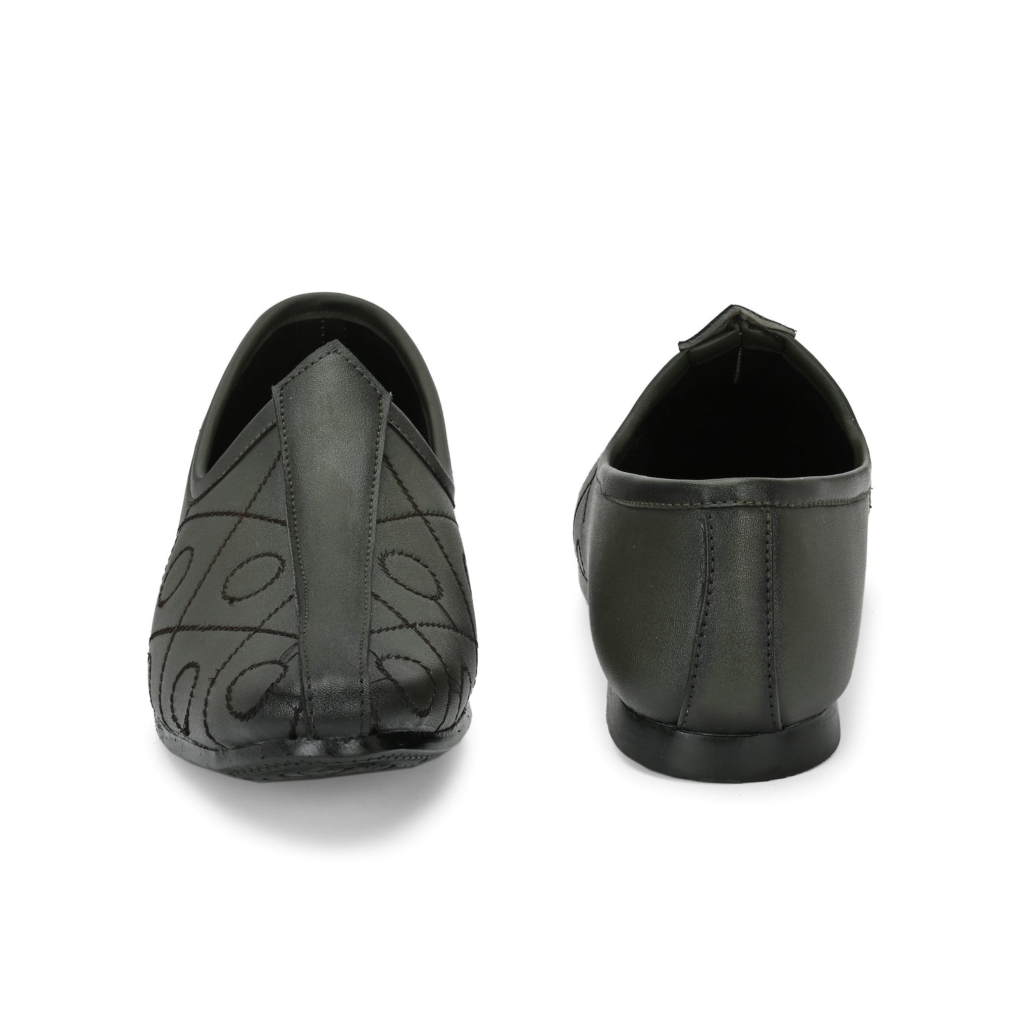Vellinto BANAJARA Men’s Ethnic Slip-On Mojari | Traditional PU Leather Footwear Party Wear For Men