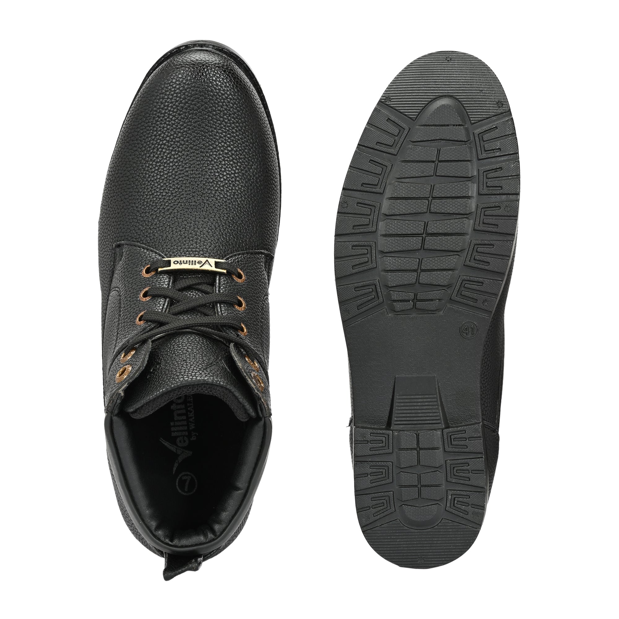 Vellinto BRONZO Casual Boots For Men ll Synthetic Leather Boots Casuals For Men Boots For Men