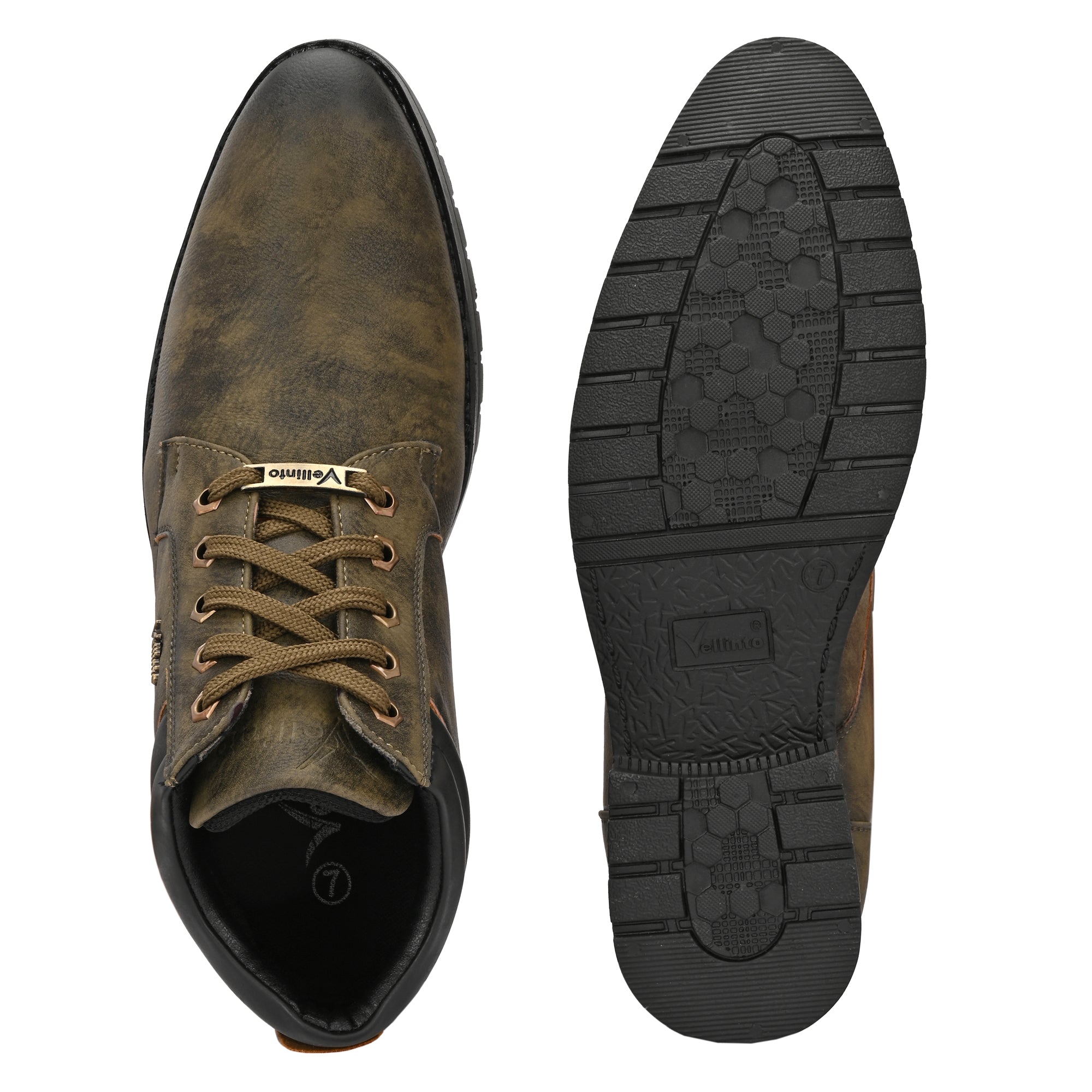 Vellinto STONY Trendy and Stylish Casual Mid-Ankle Synthetic leather Boots Boots For Men