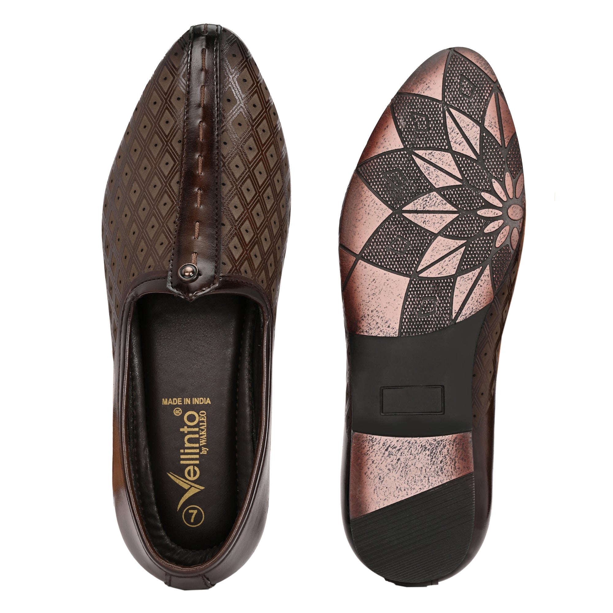Vellinto MEHER Cool Rajasthani Ethnic Juttis For Men ll Mojaris For Men Party Wear For Men