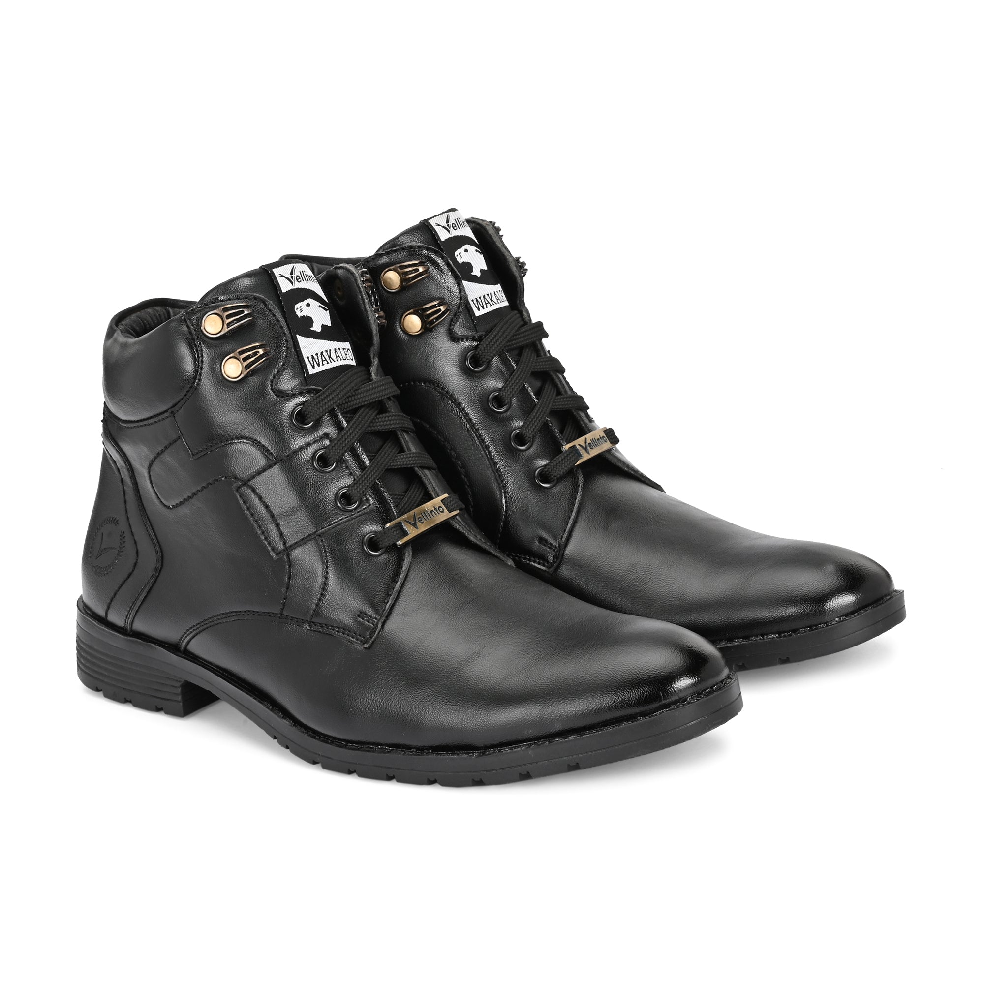 Vellinto Vellinto LUCAS Men's Mid Ankle Stylish Casual & Party Wear Lace-Up Boots Boots For Men