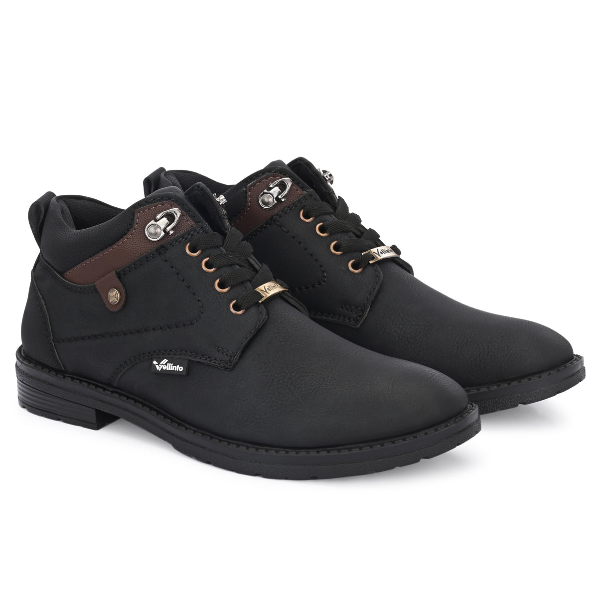 Vellinto Vellinto BRAVON Casual Boots For Men ll Synthetic Leather Boots For Men Boots For Men