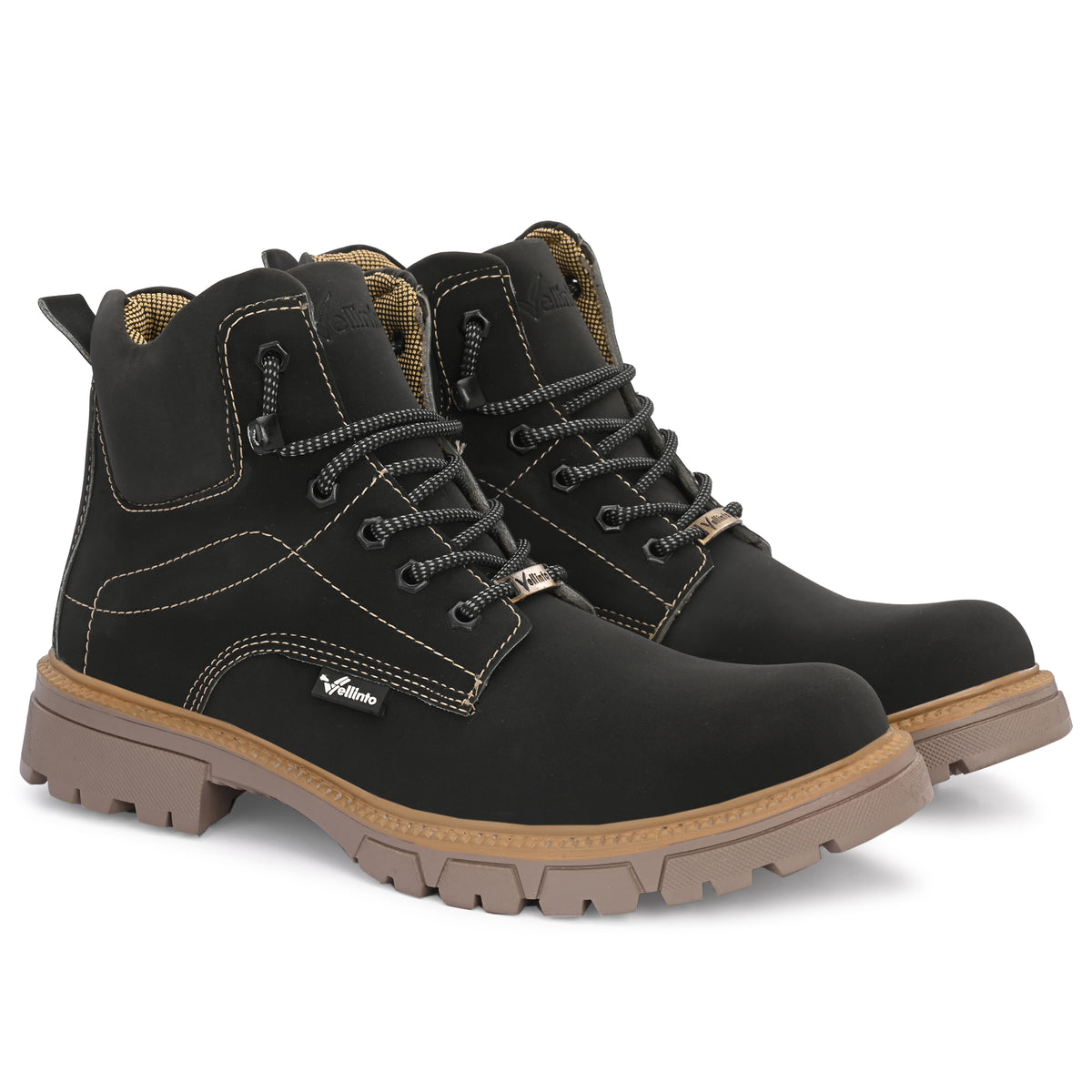Vellinto OUTLANDER Casual Boots For Men ll Synthetic Leather Boots