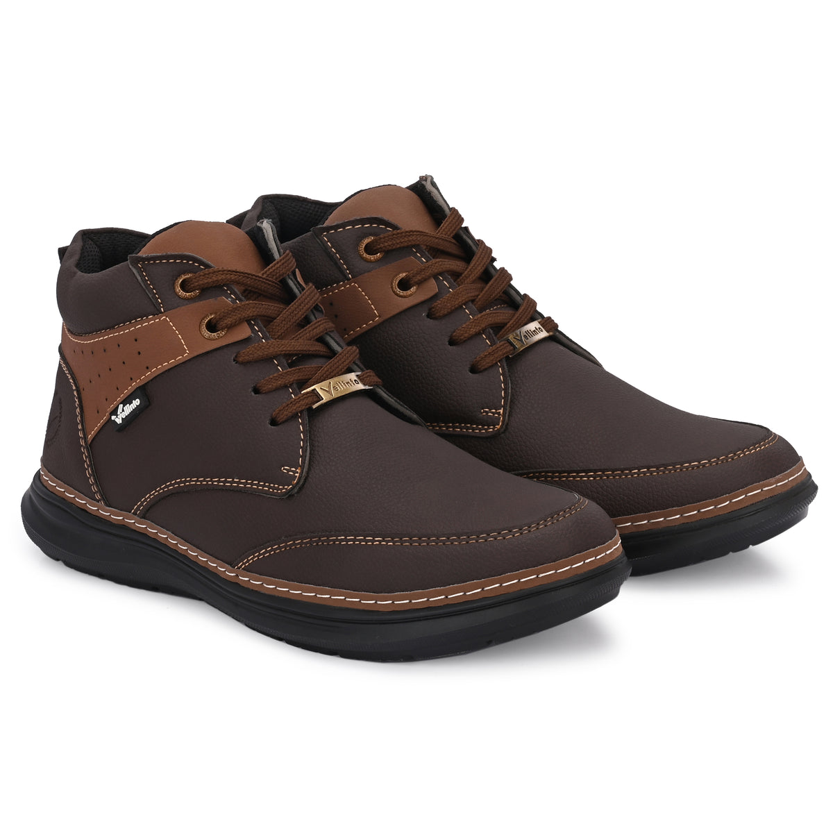 Vellinto PINNACLE Casual Boots For Men ll Stylish Semi Formal Shoes High Tops For Men