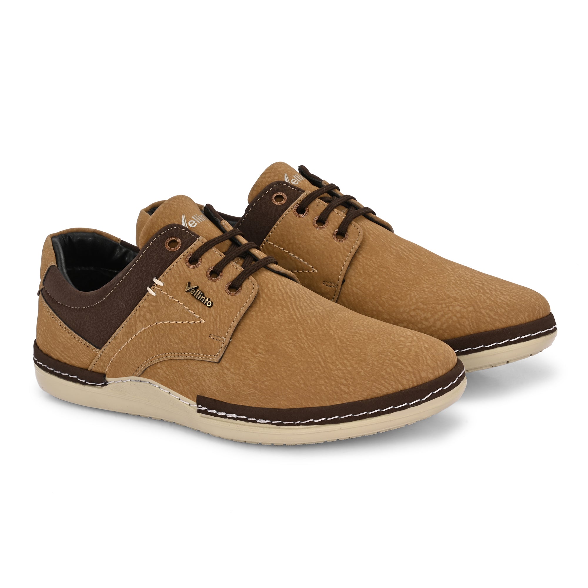 Vellinto RAVON Casual Derby For Men ll Stylish Semi Formal Shoes Casuals For Men