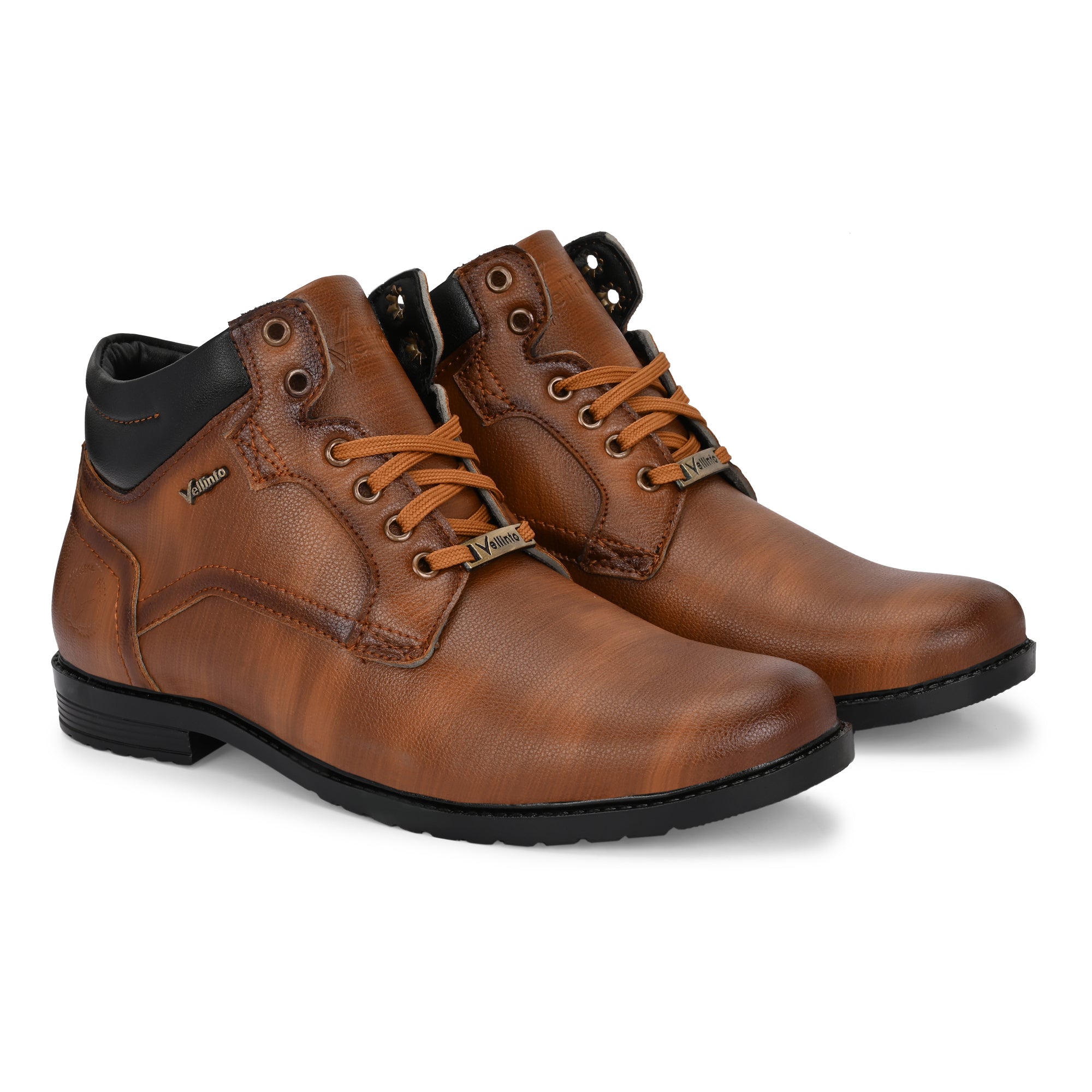 Vellinto MILET Casual Boots For Men ll Synthetic Leather Boots Casuals For Men Boots For Men
