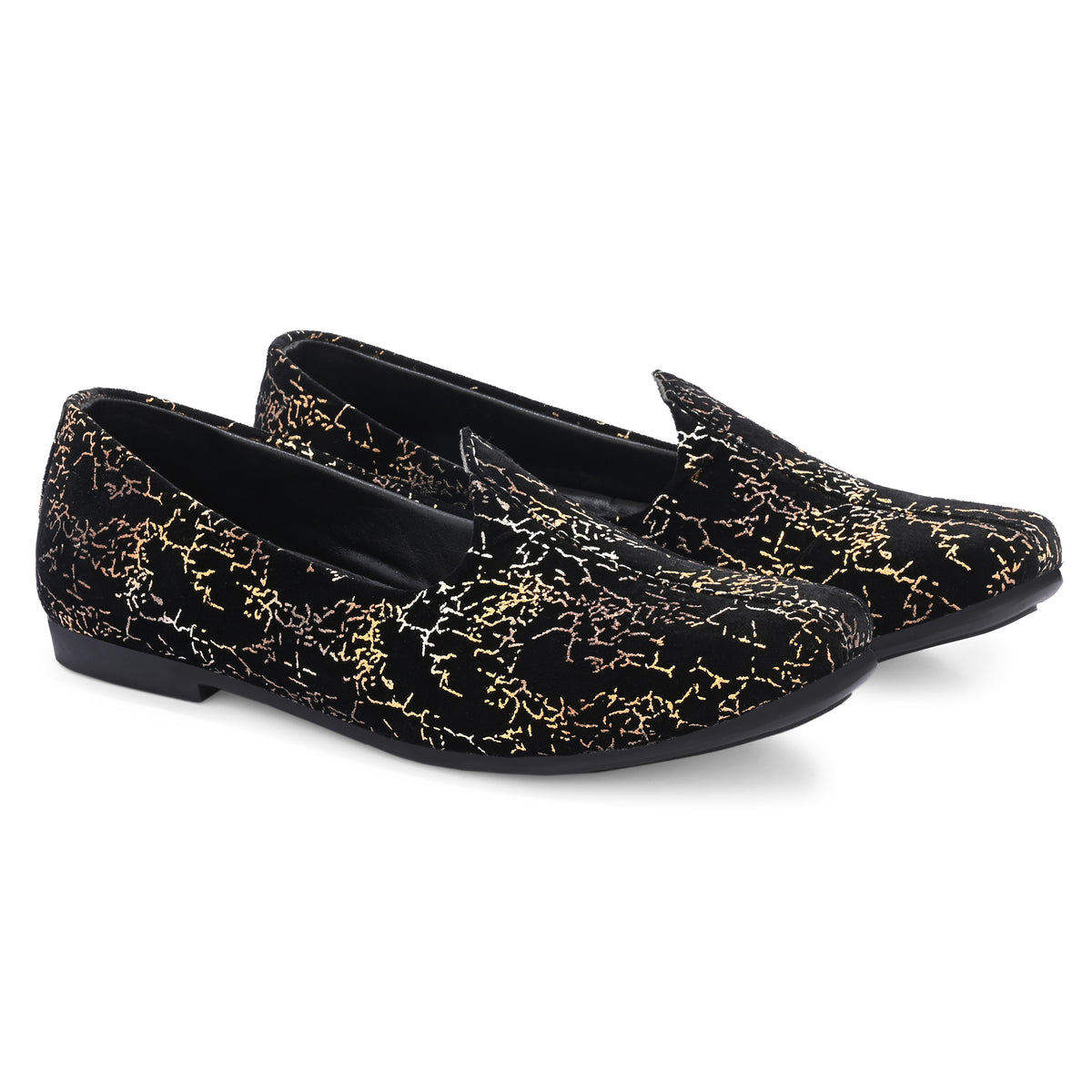 Vellinto SHAHZADA Party Wear Royal Look Mojaris Juttis Slip On For Men Espadrilles For Me