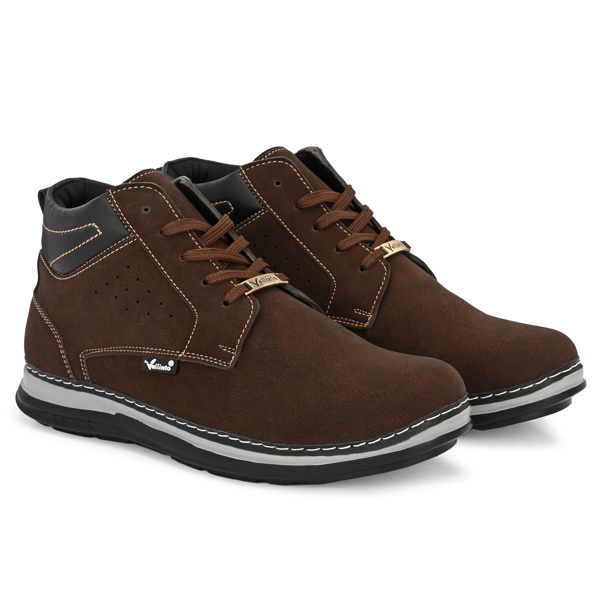 Vellinto PANTRIX Casual Boots For Men ll Synthetic Leather Casuals For Men Boots For Men