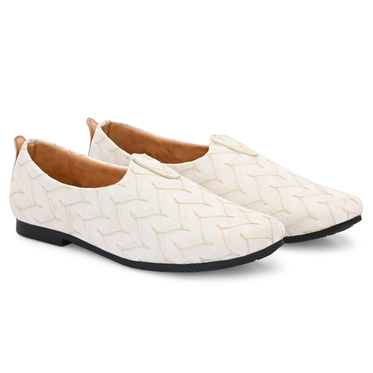 Vellinto Vellinto AAMIR Party Wear Royal Look Mojaris Juttis Slip On For Men Espadrilles Espadrilles For Men
