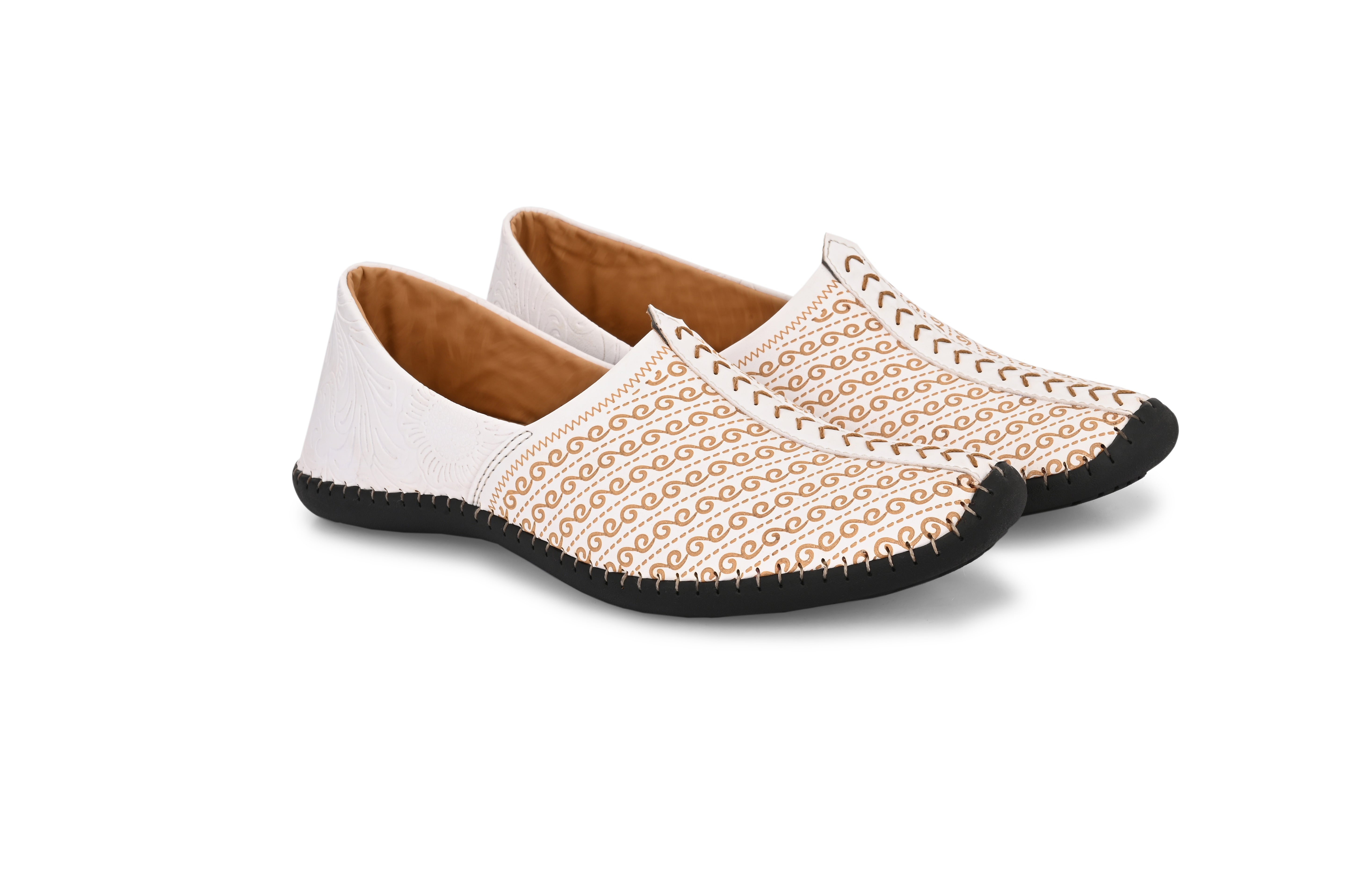 Vellinto SUTRA Cool Rjasthani Ethnic Juttis For Men ll Party Wear Mojaris