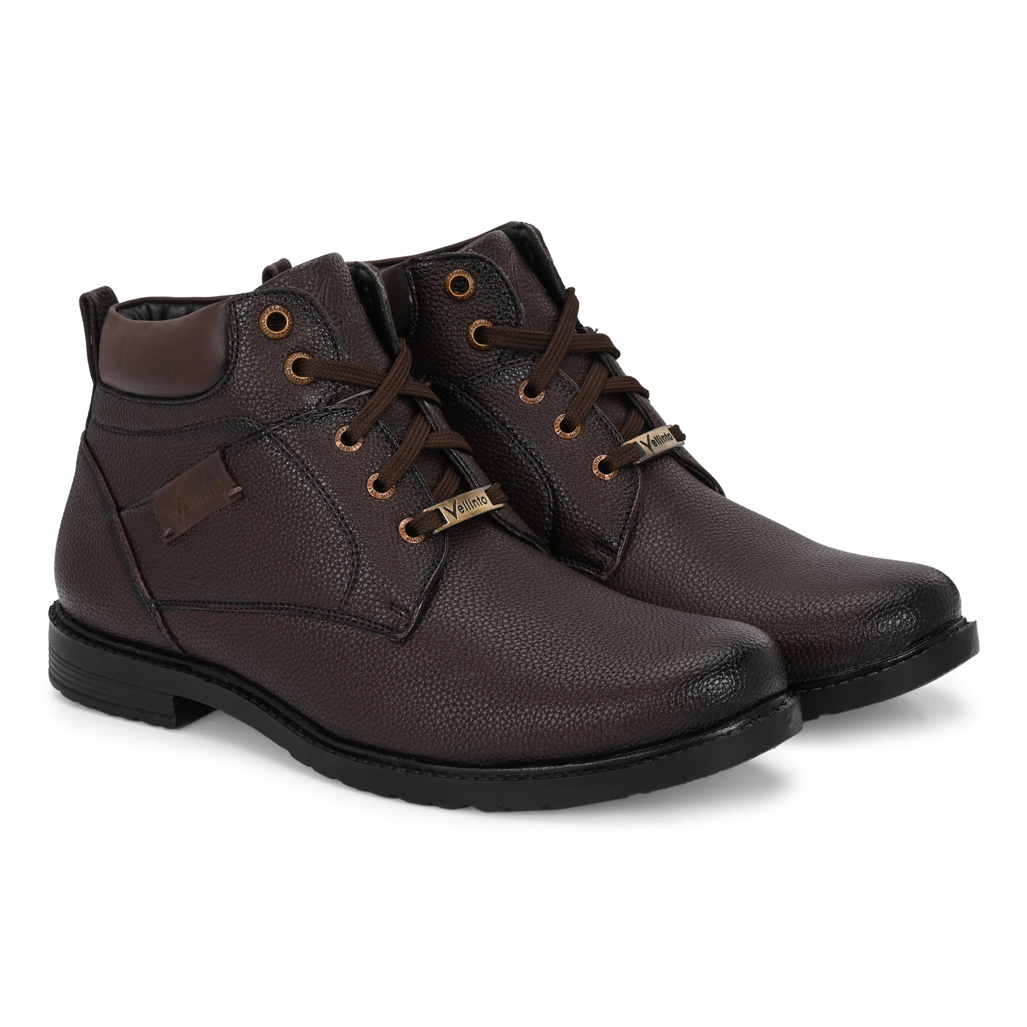 Vellinto BRONZO Casual Boots For Men ll Synthetic Leather Boots Casuals For Men Boots For Men
