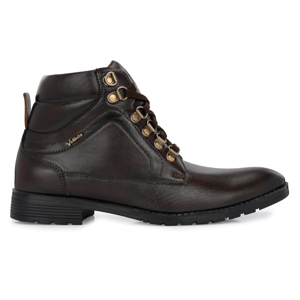 Vellinto AUSTIN Casual Mid-Ankle Synthetic leather Boots For Men