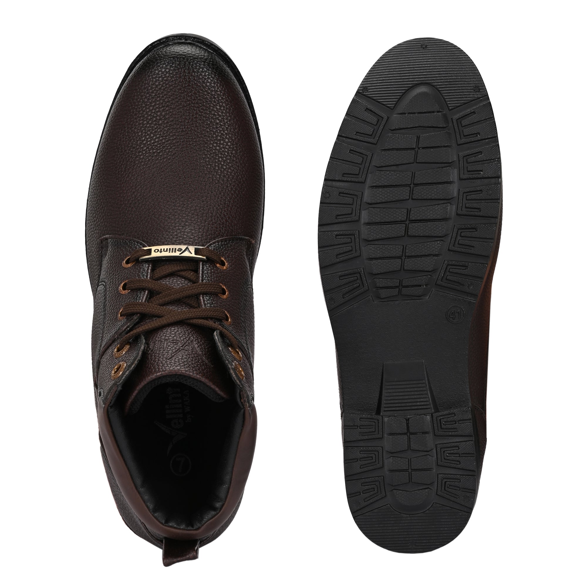 Vellinto BRONZO Casual Boots For Men ll Synthetic Leather Boots Casuals For Men Boots For Men