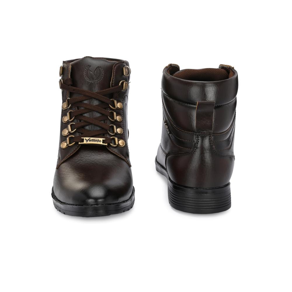 Vellinto AUSTIN Casual Mid-Ankle Synthetic leather Boots For Men