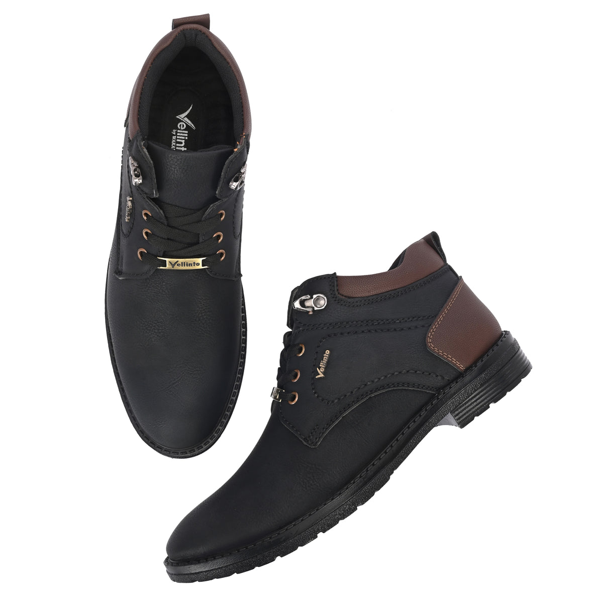 Vellinto Vellinto ALEXANDER Casual Boots For Men ll Synthetic Leather Casuals For Men Boots For Men