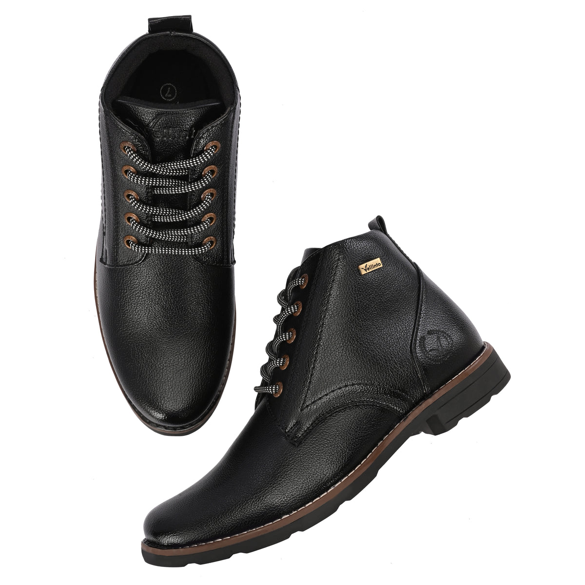 Vellinto PANTHER Men's Casual Outdoor Synthetic Leather Boots Boots For Men