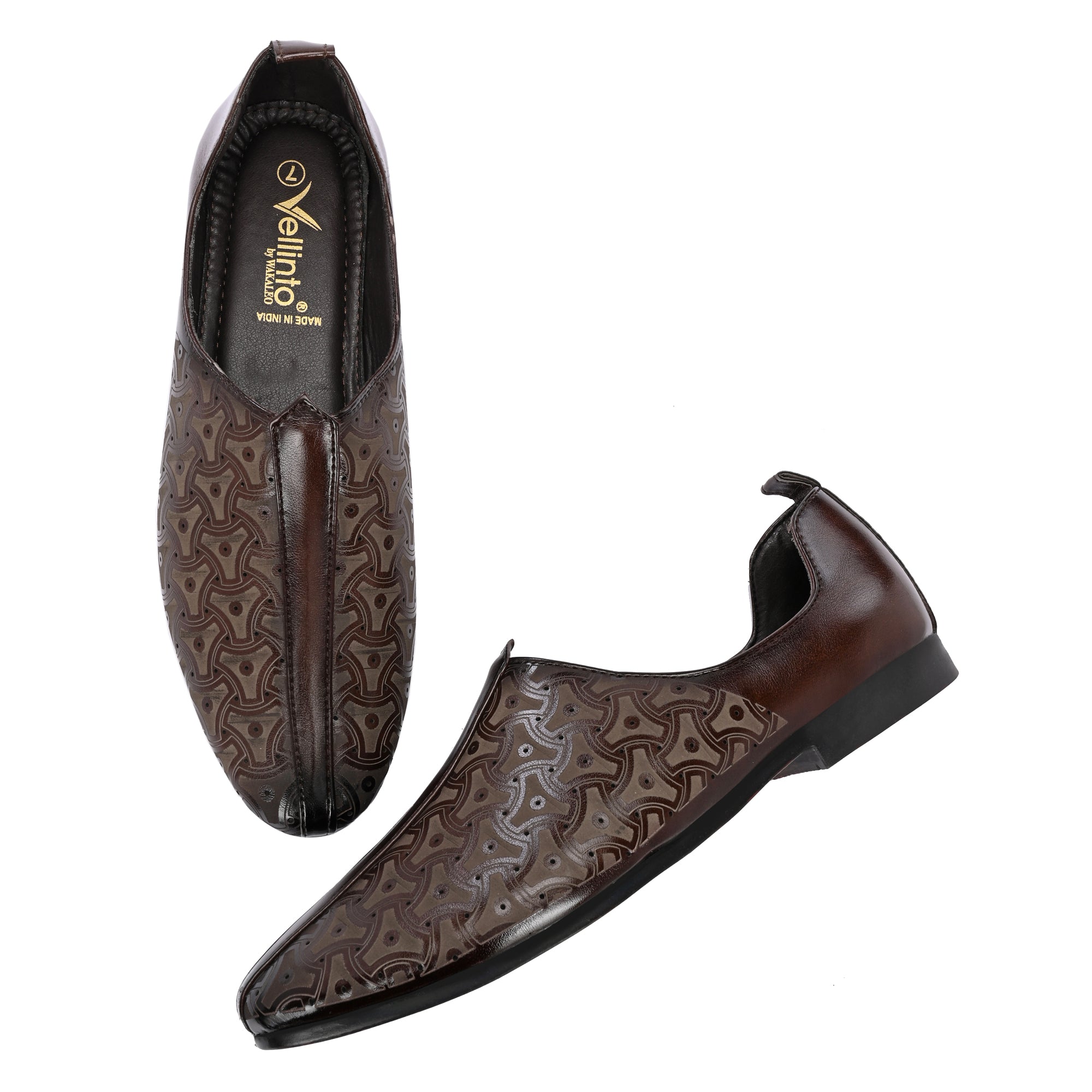 Vellinto MEHRAJ Cool Rjasthani Ethnic Juttis For Men ll Mojaris For Men Party Wear For Men