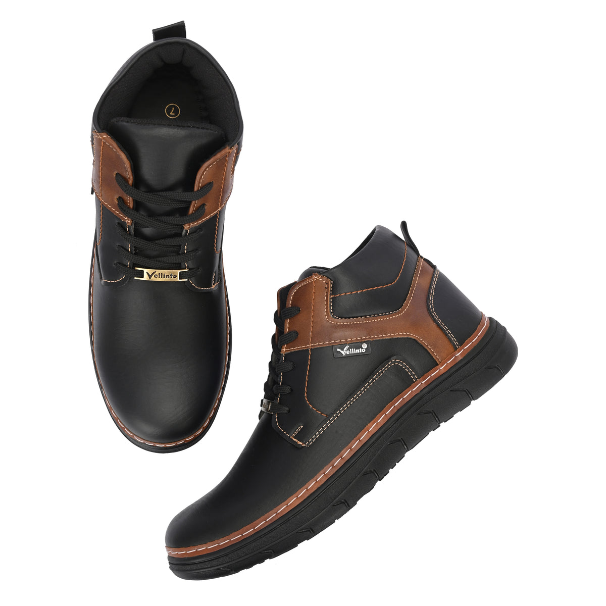 Vellinto Vellinto VEGA Casual Derby Boots For Men ll Stylish Semi Formal Boots For Men Casuals For Men