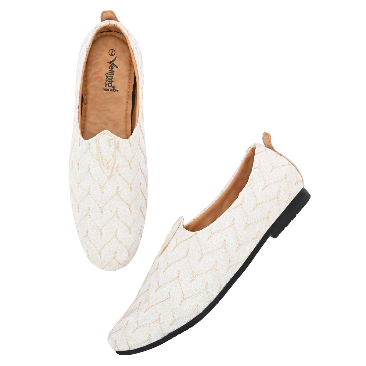 Vellinto Vellinto AAMIR Party Wear Royal Look Mojaris Juttis Slip On For Men Espadrilles Espadrilles For Men