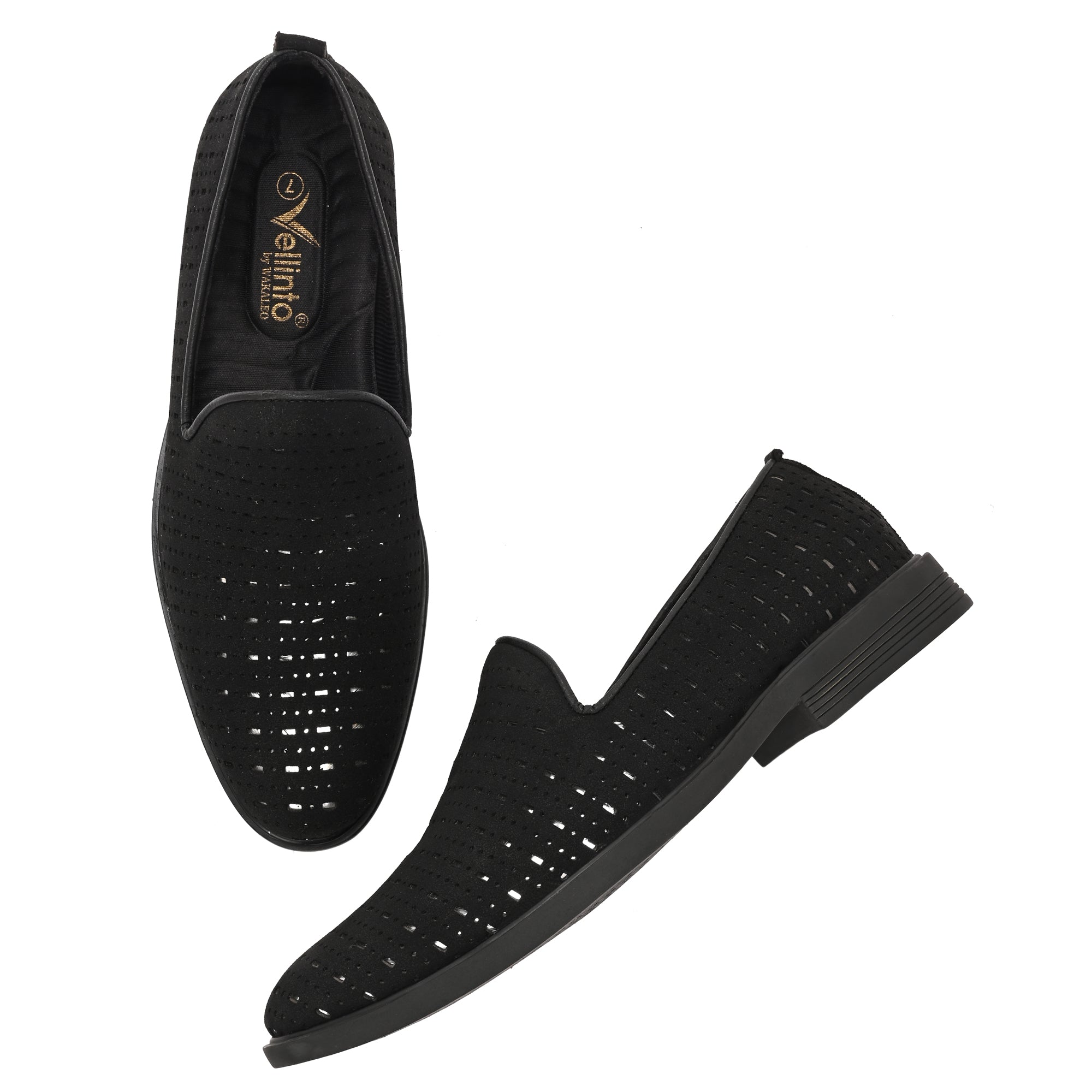 Vellinto ZENTRO Urban Classic Breathable Perforated Slipon Formal Comfort Loafer Party Wear For Men