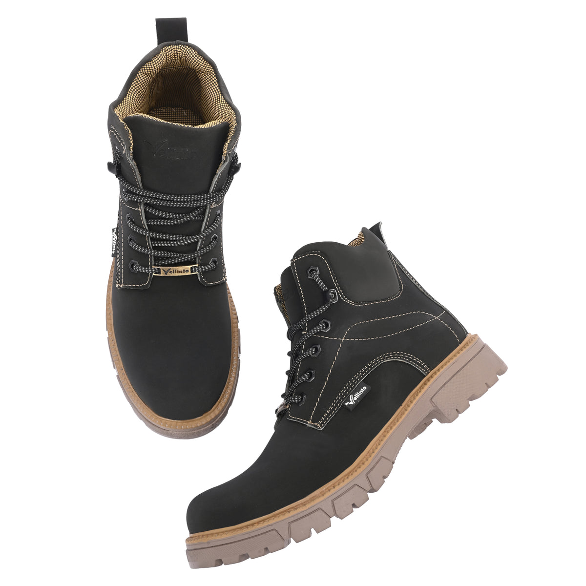 Vellinto OUTLANDER Casual Boots For Men ll Synthetic Leather Boots