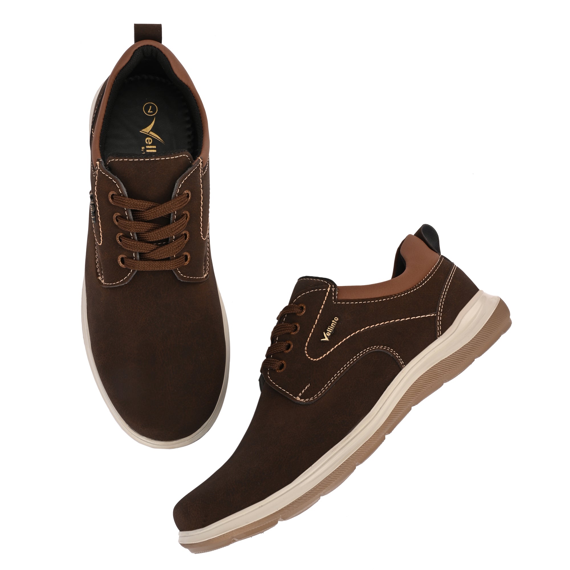 Vellinto Vellinto COCOVIA Casual Derby For Men ll Stylish Semi Formal Shoes Casuals Casuals For Men