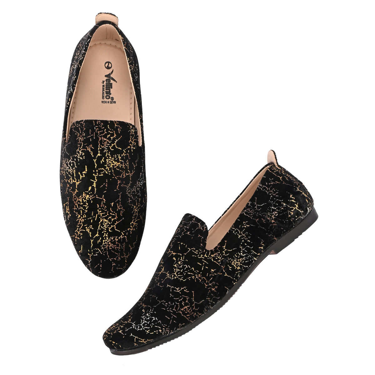 Vellinto MOONLIGHT Party Wear Royal Look Mojaris Juttis Slip On For Men Espadrilles For Men